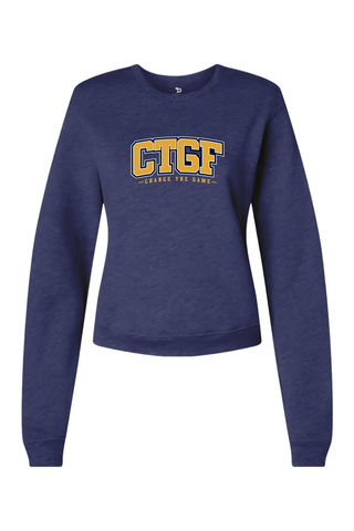 Change The Game Women's Sponge Fleece Classic Crewneck Sweatshirt - Lifestyle CTGF