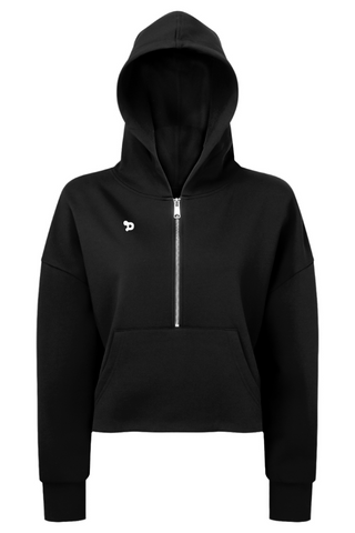 Pickleball Half-Zip Hooded Sweatshirt - Women