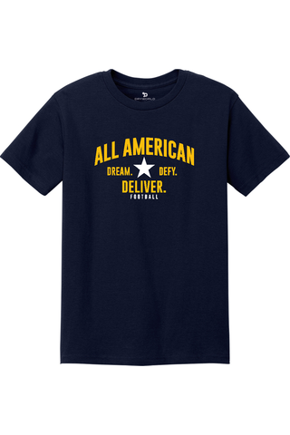 ALL AMERICAN Unisex Heavyweight Cotton Tee - Lifestyle 1