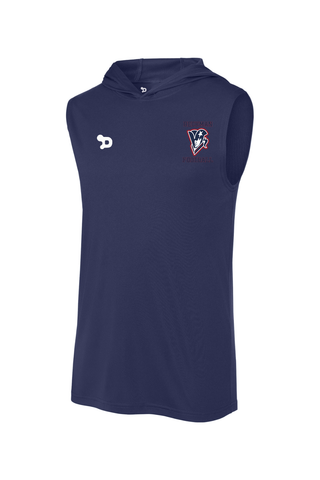Beckman Football Competitor Sleeveless Hoodie