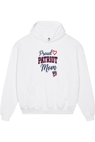 Beckman Patriots Unisex Cooper Dry Hooded Sweatshirt - Lifestyle Patriot Mom Edition