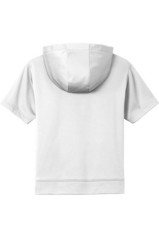SUMMER SHOWCASE Youth Sport-Wick Fleece Short Sleeve Hooded Pullover