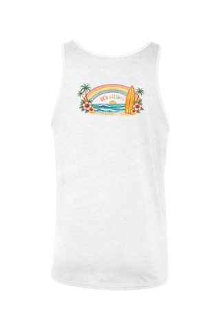 It's All Love Beach Unisex Jersey Tank