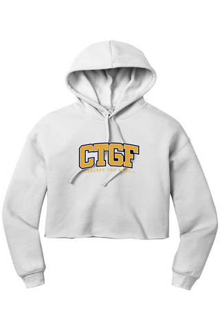 Change The Game Women’s Sponge Fleece Cropped Fleece Hoodie - Lifestyle CTGF