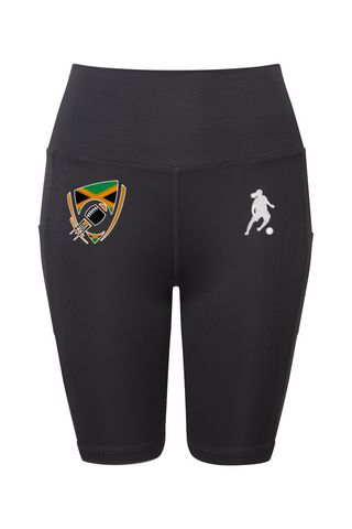 Flag Football Jamaica Women's Performance Compression Shorts