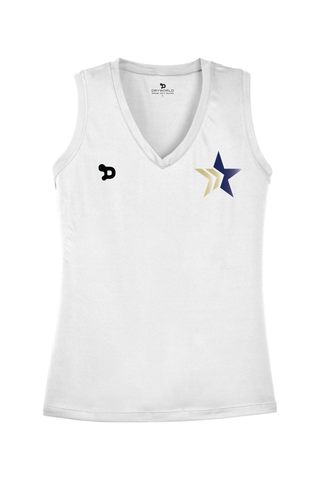 Change The Game Ladies Sleeveless PosiCharge Competitor V-Neck Tee