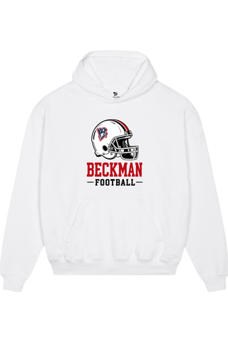 Beckman Patriots Unisex Cooper Dry Hooded Sweatshirt - Lifestyle Helmet Pride Edition