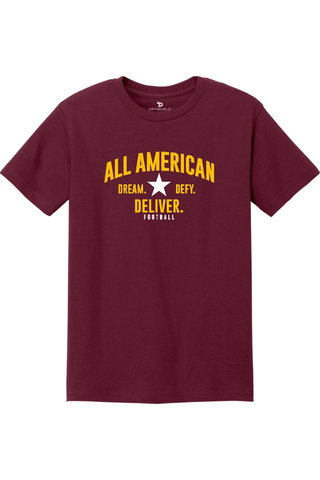 ALL AMERICAN Unisex Heavyweight Cotton Tee - Lifestyle 1