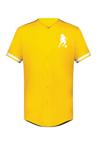 Ronaldinho Bruxo Youth Cutter+ Full Button Baseball Jersey