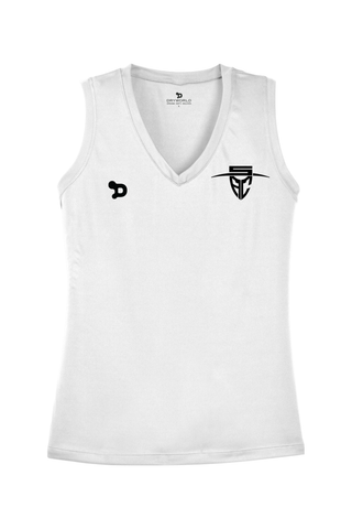 Santa Ana College - SAC Collection  Ladies Sleeveless PosiCharge Competitor V-Neck Tee