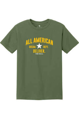 ALL AMERICAN Unisex Heavyweight Cotton Tee - Lifestyle 1