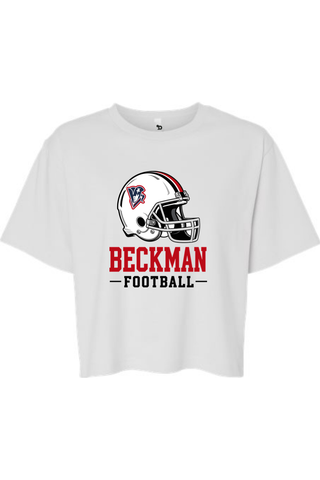 Beckman Patriots Women's Fine Jersey Boxy Tee - Lifestyle 3