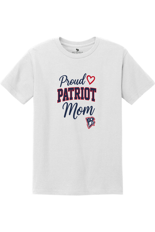 Beckman Patriots Unisex Heavyweight Cotton Tee - Lifestyle Patriot Mom Edition