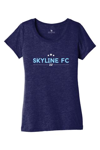 Skyline FC Women’s Triblend Short Sleeve Tee - Lifestyle Skyline Edition