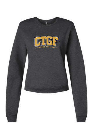 Change The Game Women's Sponge Fleece Classic Crewneck Sweatshirt - Lifestyle CTGF