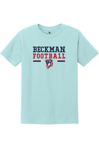 Beckman Patriots Unisex Heavyweight Cotton Tee - Lifestyle Beckman Football Edition
