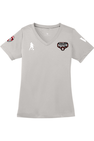 Senior Bowl Ladies PosiCharge Competitor V-Neck Tee - Training