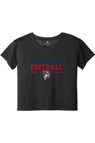 Beckman Patriots Ladies PosiCharge® Draft Crop Tee - Lifestyle 2