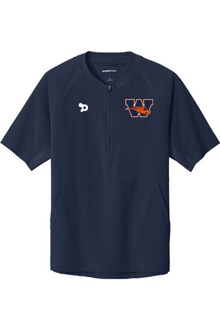 Wakeland Team D Adult 1/2-Zip Short Sleeve Cage Jacket