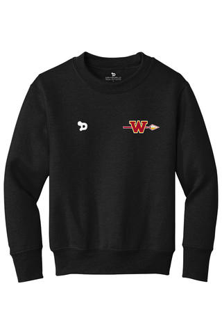Woodbridge Warriors Youth Core Fleece Crewneck Sweatshirt
