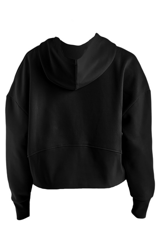 Roma FC Ladies' Alice Half-Zip Hooded Sweatshirt