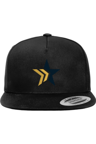 Change The Game Five-Panel Cotton Twill Snapback Cap