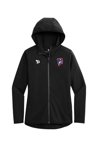 Beckman Patriots Ladies Circuit Hooded Full-Zip