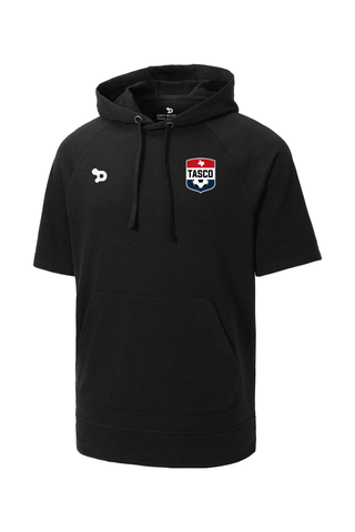 TASCO PosiCharge Tri-Blend Wicking Fleece Short Sleeve Hooded Pullover - Training