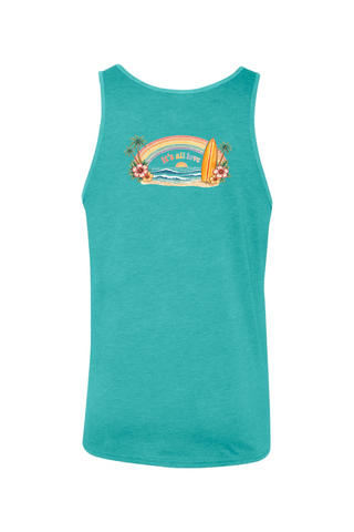 It's All Love Beach Unisex Jersey Tank
