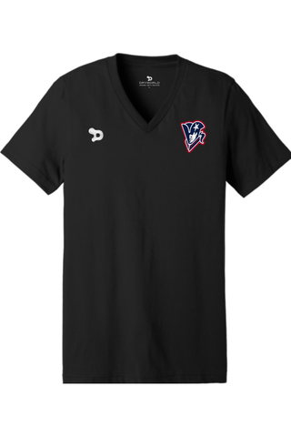 Beckman Patriots Unisex Jersey Short Sleeve V-Neck Tee