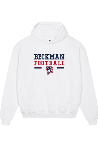 Beckman Patriots Unisex Cooper Dry Hooded Sweatshirt - Lifestyle Beckman Football Edition