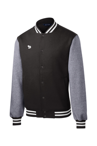 Free D Fleece Letterman Jacket - Lifestyle