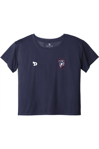 Beckman Football Ladies PosiCharge® Draft Crop Tee
