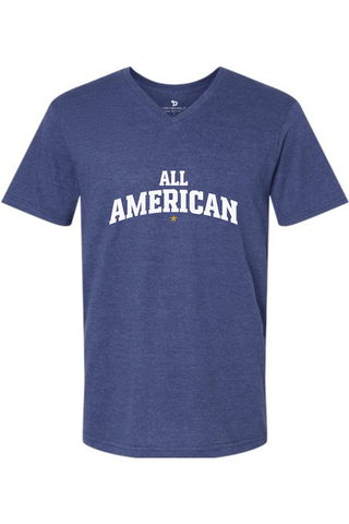 All American CVC V-Neck Tee - Lifestyle Beyond The Game Edition
