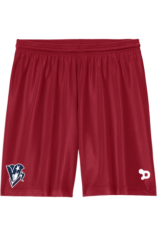 Beckman Patriots PosiCharge Mesh 7" Short