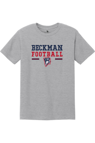 Beckman Patriots Unisex Heavyweight Cotton Tee - Lifestyle Beckman Football Edition