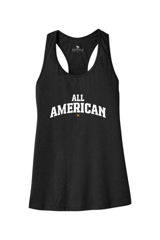 All American Women’s Jersey Racerback Tank - Lifestyle Beyond The Game Edition