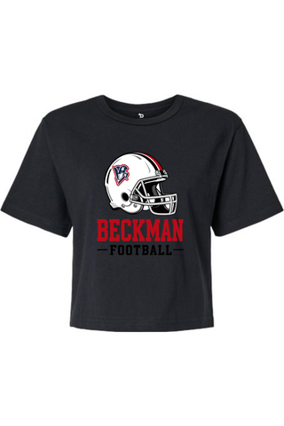 Beckman Patriots Women's Fine Jersey Boxy Tee - Lifestyle 3