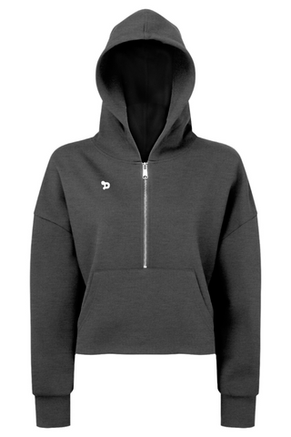 Pickleball Half-Zip Hooded Sweatshirt - Women