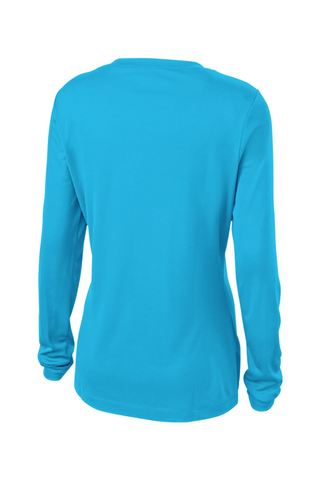 Internacional Ladies PosiCharge Competitor Long Sleeve V-Neck Tee