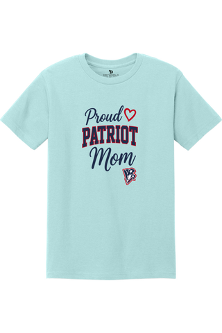 Beckman Patriots Unisex Heavyweight Cotton Tee - Lifestyle Patriot Mom Edition