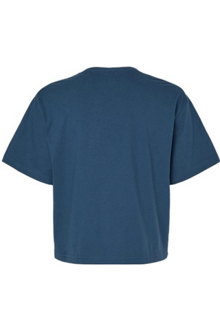 Beckman Patriots Women's Fine Jersey Boxy Tee - Lifestyle Classic Pride Edition