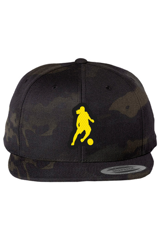 Ronaldinho 3D Flat Bill Snapback Cap