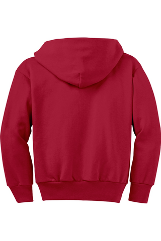 Beckman Patriots Youth Core Fleece Full-Zip Hooded Sweatshirt (PC78YZH)