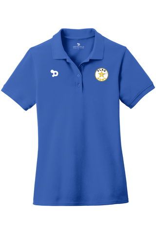 ALL AMERICAN Ladies Combed Ring Spun Pique Polo - FLAGBOWL