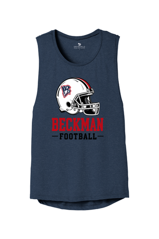 Beckman Patriots Women's Flowy Muscle Tank - Lifestyle 3