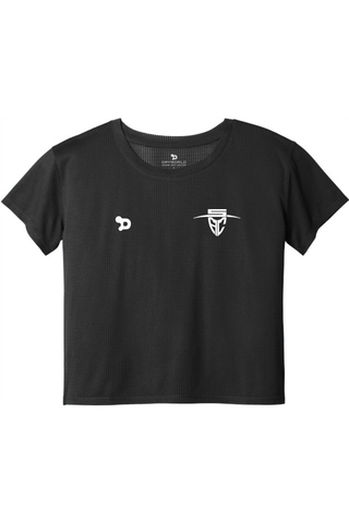 Santa Ana College - SAC Collection Ladies PosiCharge® Draft Crop Tee
