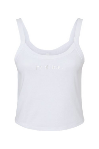 It's All Love Micro Rib Spaghetti Strap Tank