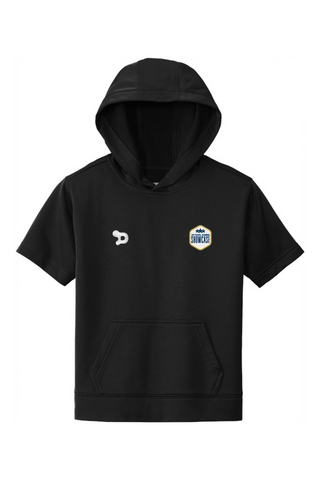 SUMMER SHOWCASE Youth Sport-Wick Fleece Short Sleeve Hooded Pullover