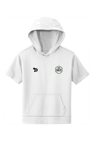 SUMMER SHOWCASE Youth Sport-Wick Fleece Short Sleeve Hooded Pullover